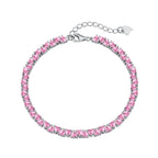 [Clover Jewelry]Funkelndes romantisches Herzform-Armband für Verliebte