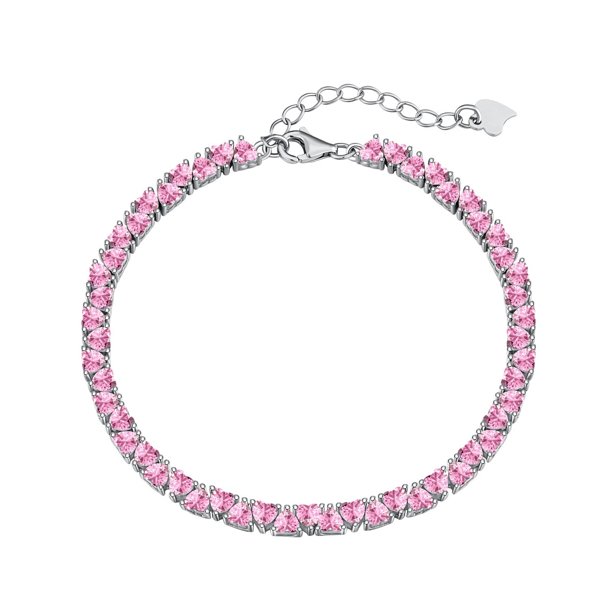 [Clover Jewelry]Funkelndes romantisches Herzform-Armband für Verliebte