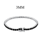 [Clover Jewelry]Funkelndes buntes Partyarmband mit rundem Schliff