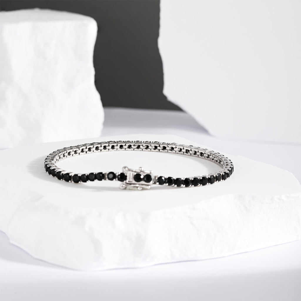 [Clover Jewelry]Funkelndes buntes Partyarmband mit rundem Schliff