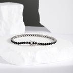 [Clover Jewelry]Funkelndes buntes Partyarmband mit rundem Schliff