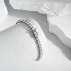 [Clover Jewelry]Funkelndes buntes Partyarmband mit rundem Schliff