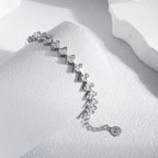 [Clover Jewelry]0.5 Karat Aufwendiges Prinzessschliff Alltagsarmband