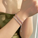 [Clover Jewelry]Funkelndes romantisches Herzform-Armband für Verliebte