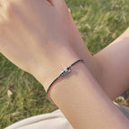 [Clover Jewelry]Strahlendes, farbenfrohes, rund geschliffenes Party-Armband