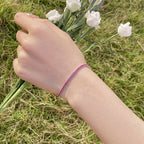 [Clover Jewelry]Strahlendes, farbenfrohes, rund geschliffenes Party-Armband
