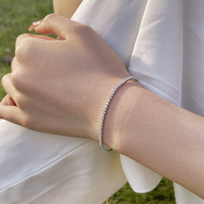 [Clover Jewelery]Radiant Colorful Round Cut Party Bracelet