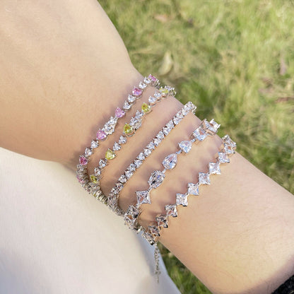 [Clover Jewelery]Unique Exquisite Multi Cut Daily Bracelet