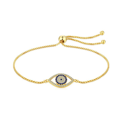 [Clover Jewelery]Dazzling Eye Shape Necklace