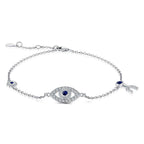[Clover Jewelry]華奢な目玉型ネックレス