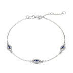 [Clover Jewelry]邪視モチーフペンダントネックレス