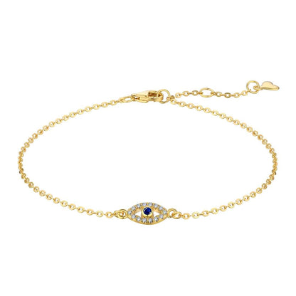 [Clover Jewelery]Evil Eye Shape Necklace