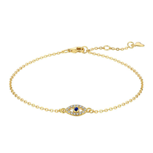 [Clover Jewelery]Evil Eye Shape Necklace