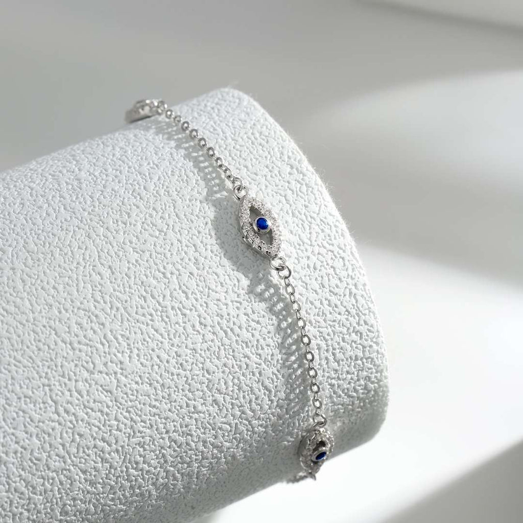 [Clover Jewelry]邪視モチーフペンダントネックレス