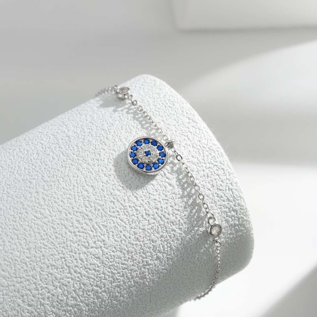 [Clover Jewelry] Teufelsauge Armband mit runder Form
