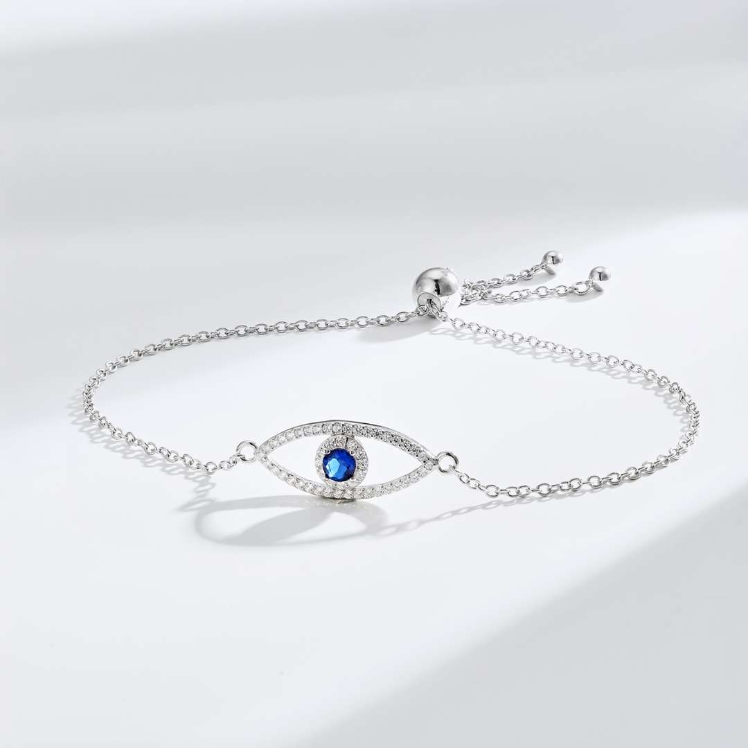 [Clover Jewelery]Devil's Eye Hollow Design Bracelet