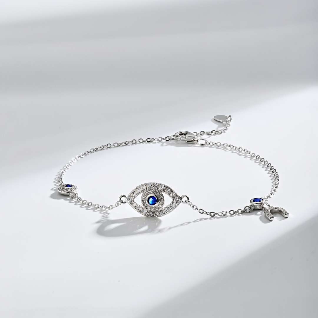 [Clover Jewelery]Dainty Eye Shape Necklace
