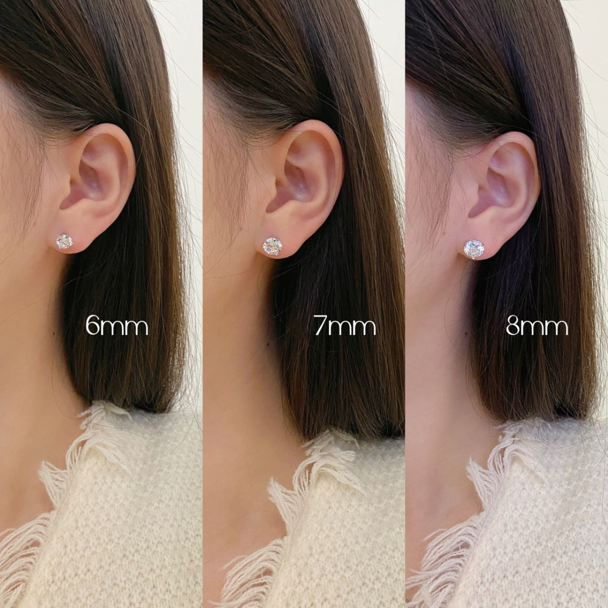 [Clover Jewelry]デイジーラウンド型ピアス