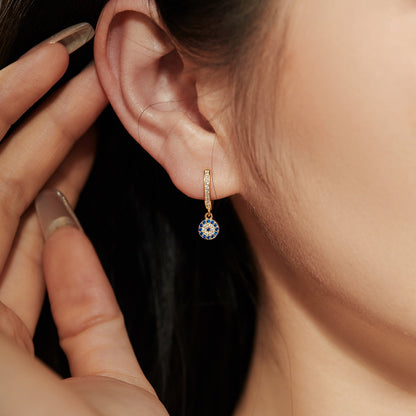 [Clover Jewelry] Einzigartige Teufelsaugen-Ohrringe