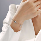 [Clover Jewelry]華奢な目玉型ネックレス