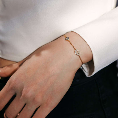 [Clover Jewelery]Gost Shape & Round Shape Necklace