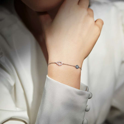 [Clover Jewelery]Gost Shape & Round Shape Necklace