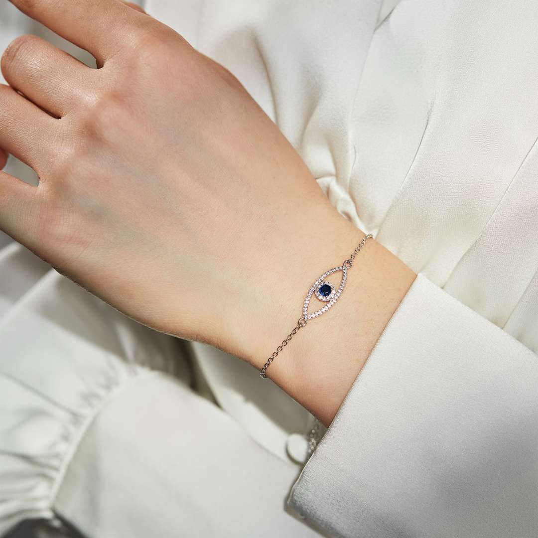 [Clover Jewelry]デビルズアイ ホロウデザイン ブレスレット