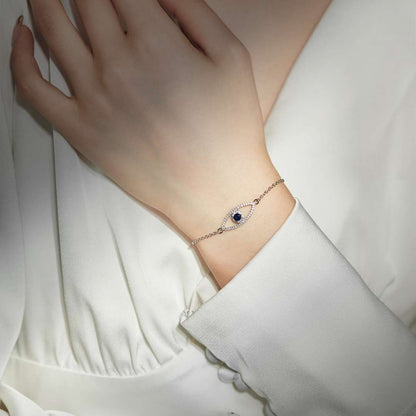 [Clover Jewelery]Devil's Eye Hollow Design Bracelet