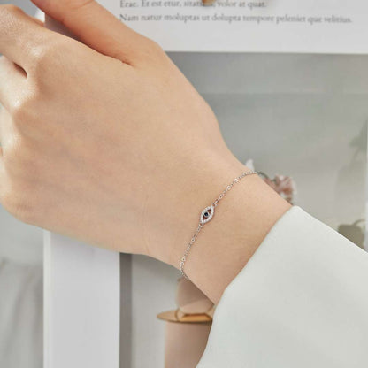 [Clover Jewelery]Evil Eye Shape Necklace