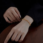 [Clover Jewelry]Funkelndes exquisites Armband mit Rundschliff für Partys