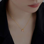 [Clover Jewelry]ユニークハート型キーペンダントネックレス