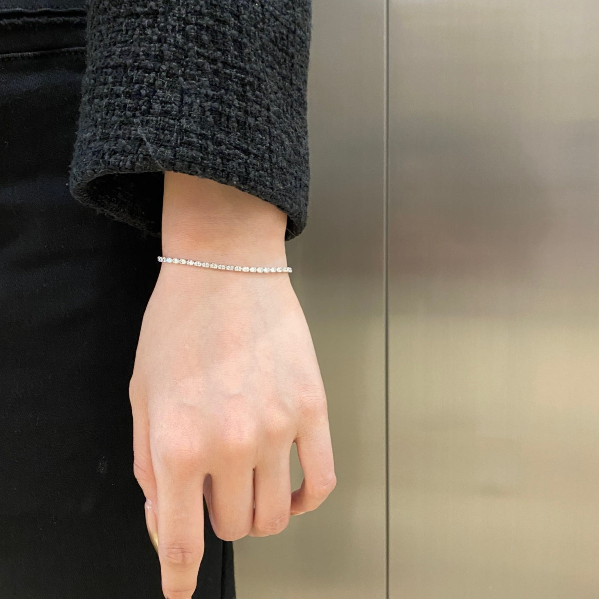 [Clover Jewelry]Elegantes Armband mit Smaragdschliff für den Alltag
