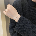 [Clover Jewelry]Elegantes Armband mit Smaragdschliff für den Alltag