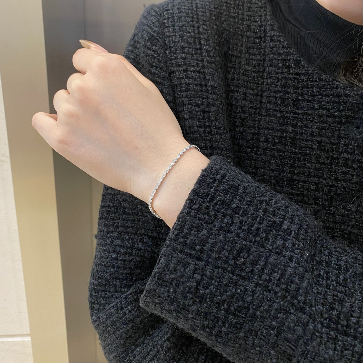 [Clover Jewelry]Elegantes Armband mit Smaragdschliff für den Alltag