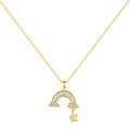 [Clover Schmuck]Einzigartige Regenbogen-Stern-Halskette
