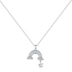 [Clover Schmuck]Einzigartige Regenbogen-Stern-Halskette