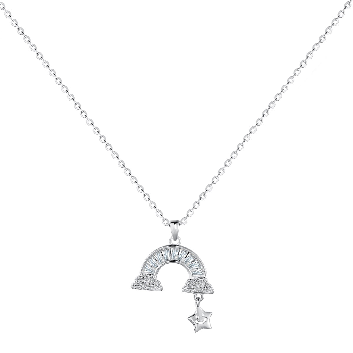[Clover Schmuck]Einzigartige Regenbogen-Stern-Halskette