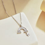 [Clover Schmuck]Einzigartige Regenbogen-Stern-Halskette