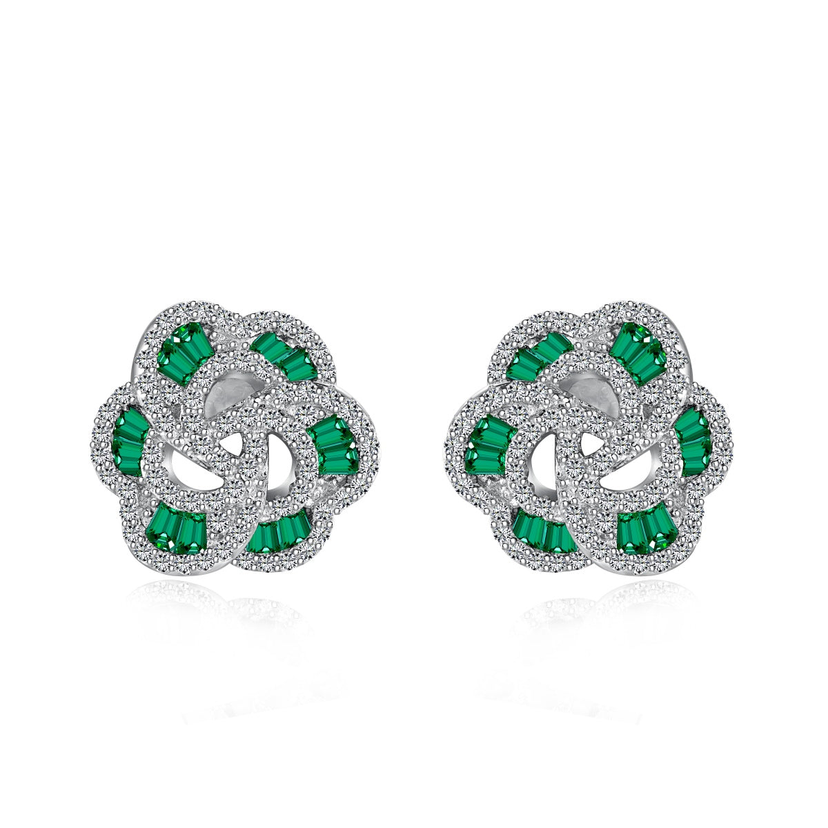 [Clover Jewelry]Exquisite Blütenform Tagesohrringe