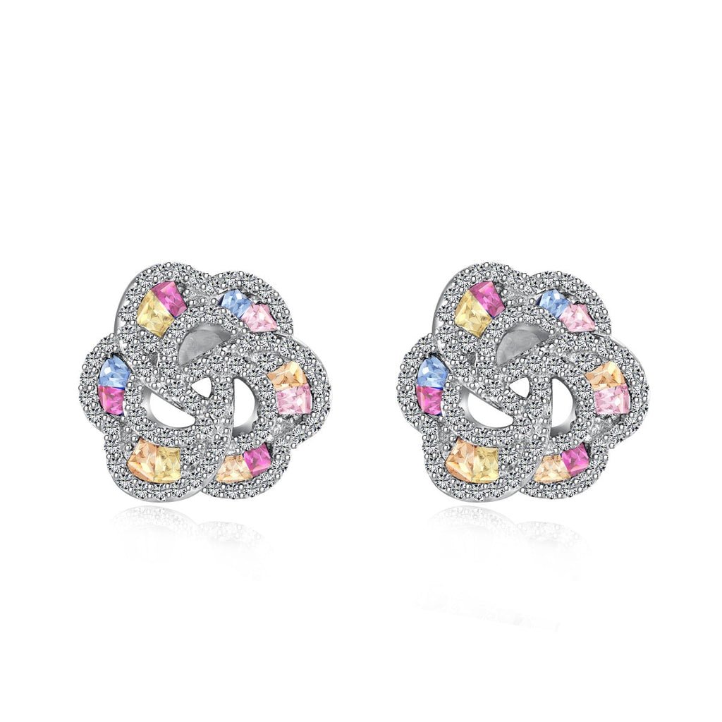 [Clover Jewelry]Exquisite Blütenform Tagesohrringe