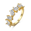 [Clover Schmuck]Zarter Mehrfachschliff-Ring