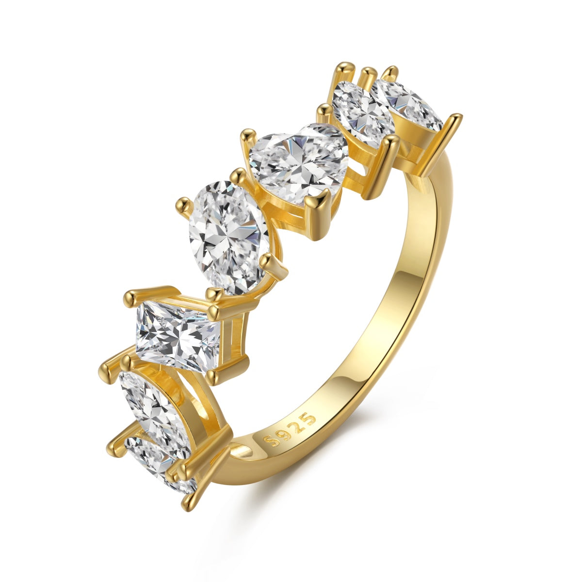 [Clover Schmuck]Zarter Mehrfachschliff-Ring