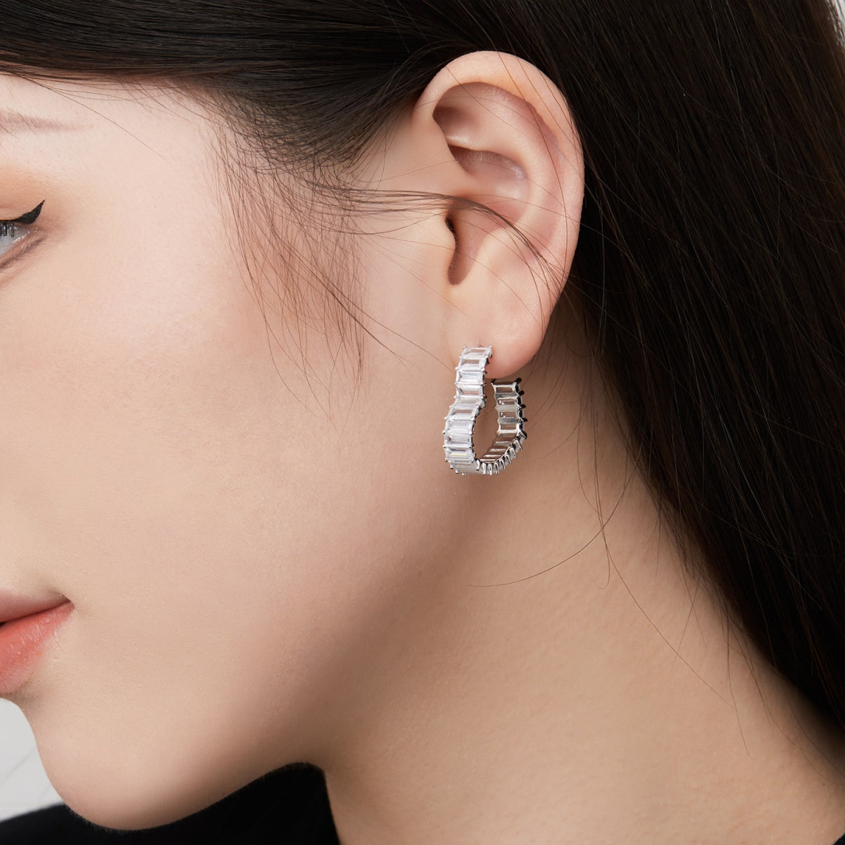 [Clover Jewelry]ラディアントハートカットアウトピアス