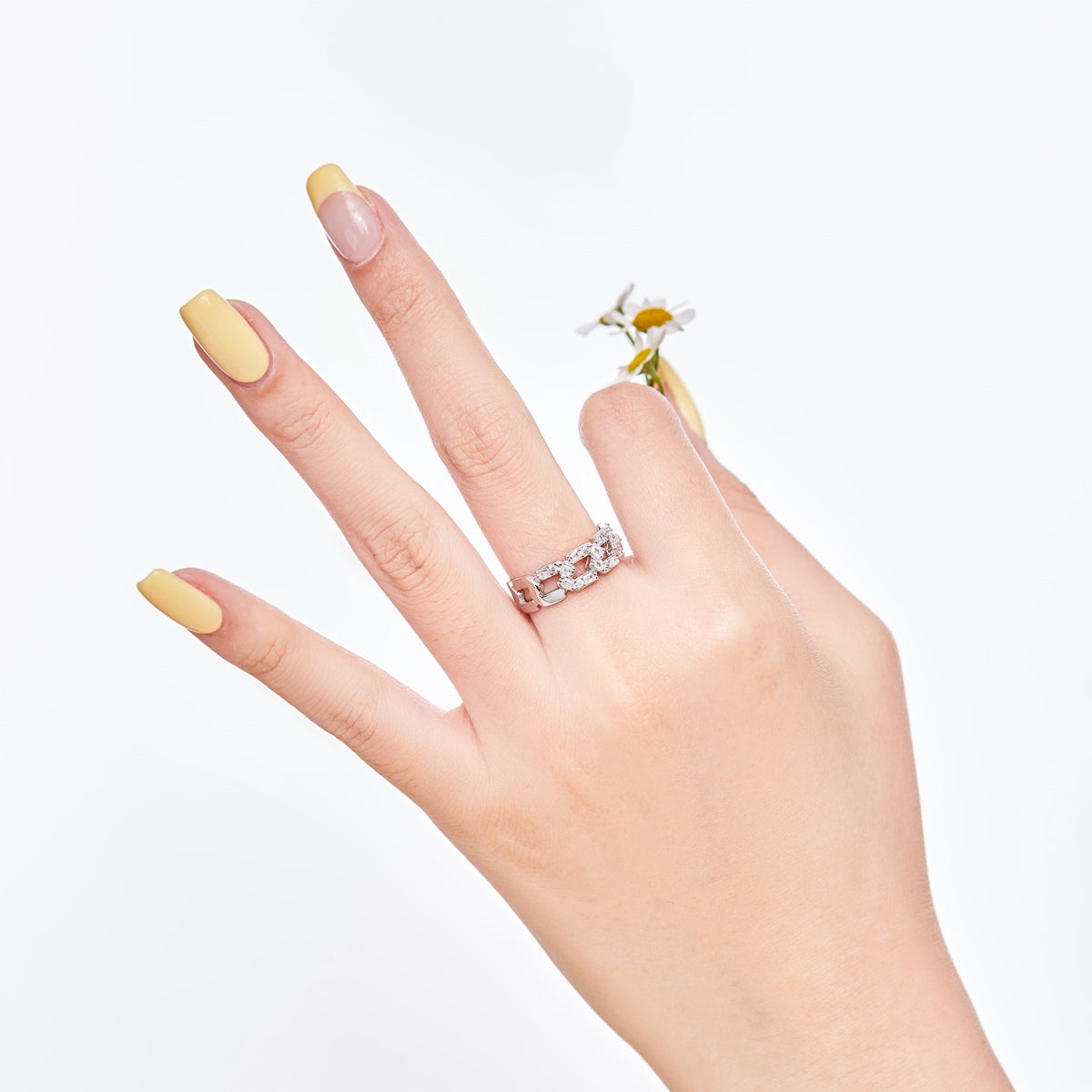 [Clover Jewellery] Funkelnder, lebendiger Alltagsring im Smaragdschliff