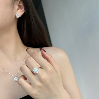 [Clover Jewelry] Zarte, wunderschöne Ohrringe im Birnenschliff für den Alltag