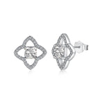 [Clover Jewelry]Elegante sternförmige Ohrringe mit Prinzessinnenschliff für den Alltag