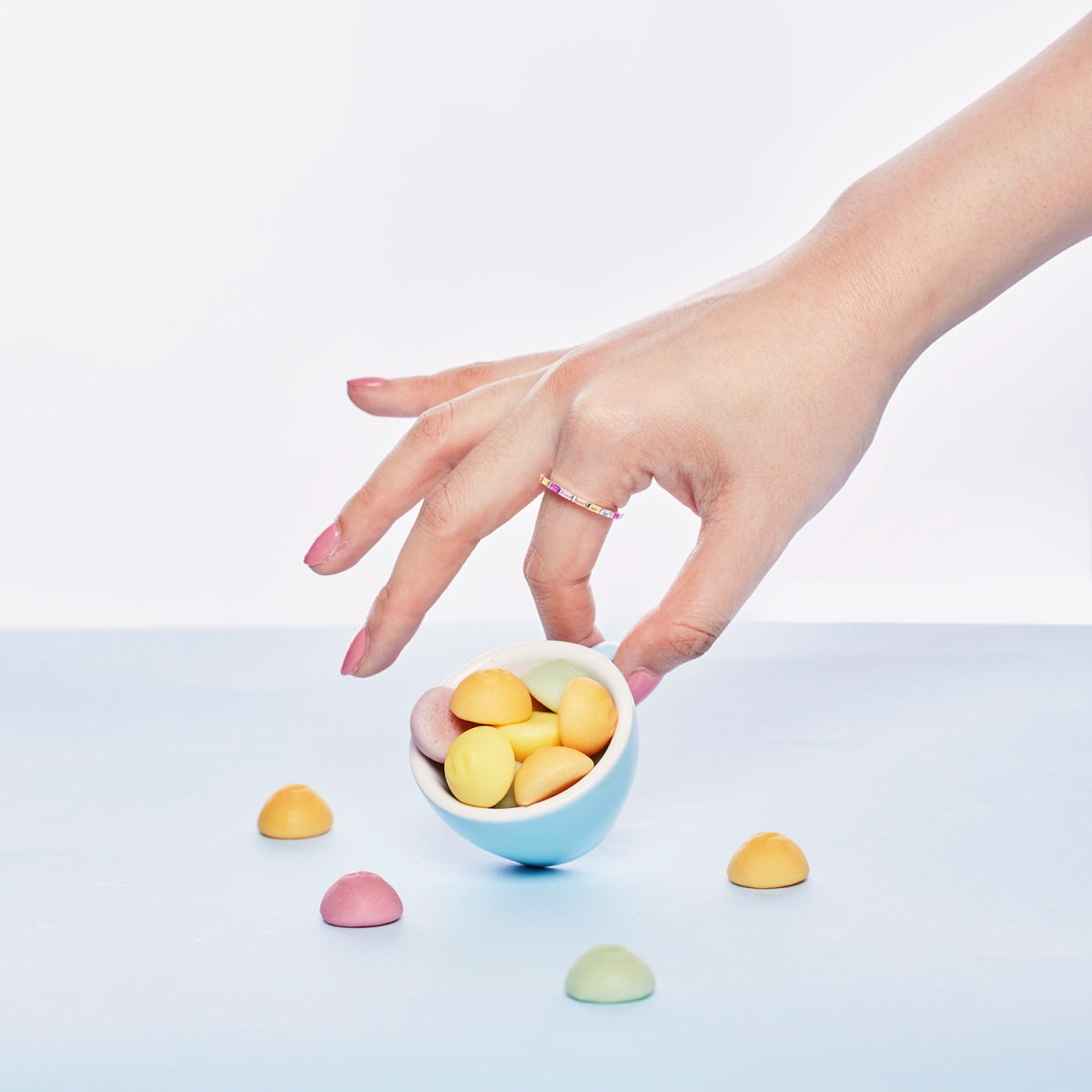 [Clover Jewelery]Lively In Shades Elegant Radiant Cut Daily Ring