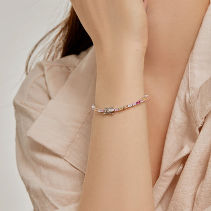 [Clover Jewelery]Delicate Romantic Heart Shape Lover Bracelet