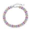[Clover Jewelry]Dainty Radiant Emerald Cut Daily Bracelet