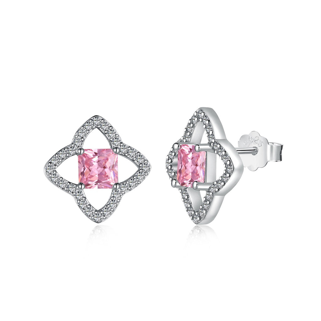 [Clover Jewelry]Elegante sternförmige Ohrringe mit Prinzessinnenschliff für den Alltag